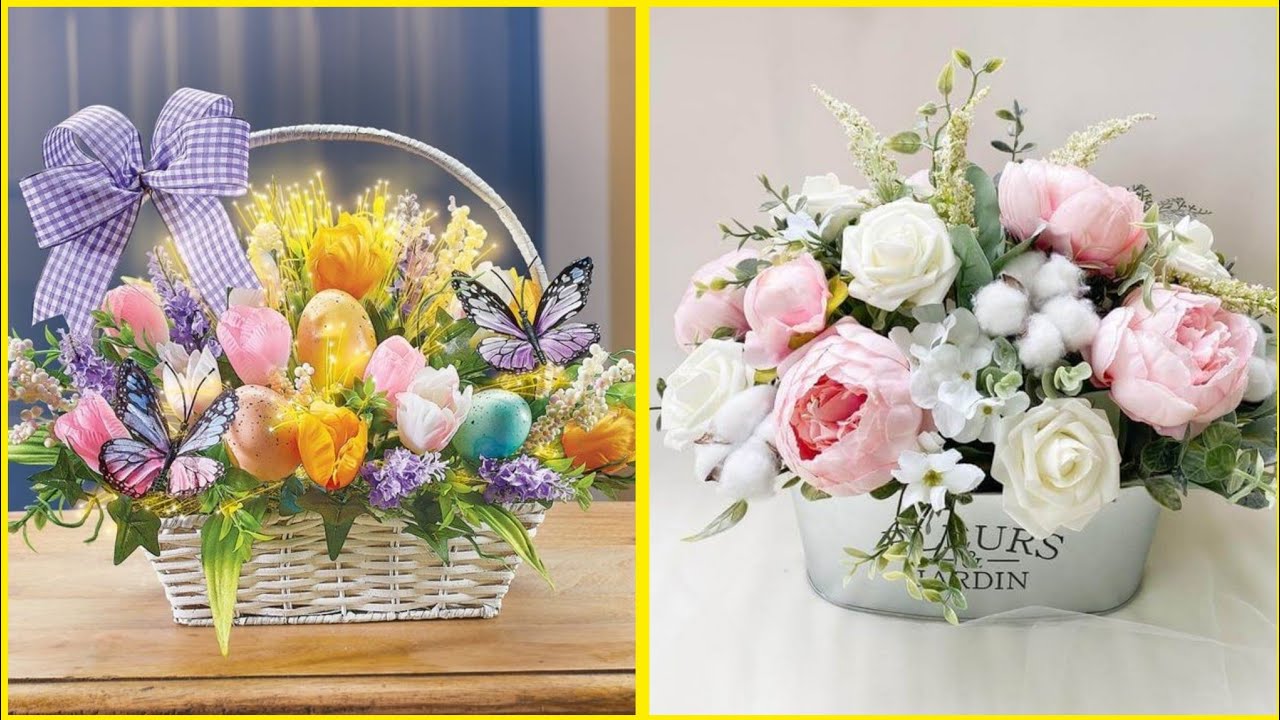 gorgeous and attractive diy spring summer flowers arrangement ...