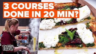 Can I Make A 3Course Italian Dinner In Only 20minutes? • Tasty