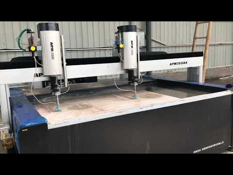 APW Waterjet Double Z axis Cutting Heads