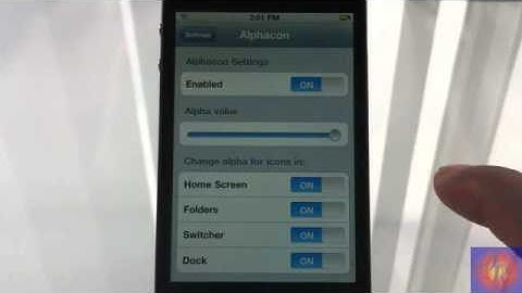 Alphacon Cydia Tweak    Make Icons Transparent   Opinionative Reviewer