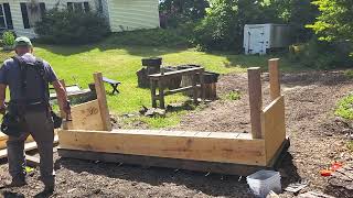 Building a basic raised bed part 2.  And a debate over sho sugi ban vs yaki sugi.  On Norwood HD36v2