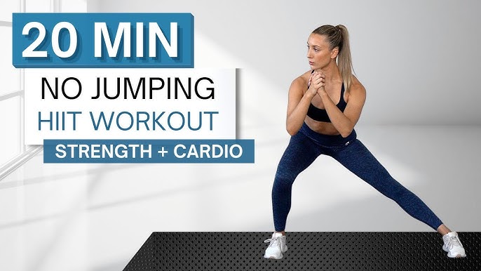 20 MIN NO JUMPING CARDIO - BURN CALORIES WITHOUT HURTING YOUR