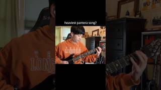 heaviest pantera song? #pantera #dimebagdarrell #metal #guitar #mentalhealthawareness #ギター