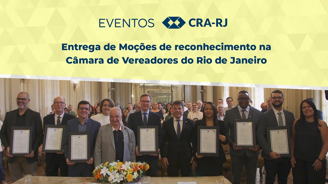 Entrega de Moções de reconhecimento na Câmara de Vereadores do Rio de Janeiro