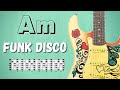 Groovy funk disco backing track in a minor