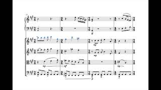 Miniature for piano quintet || original composition