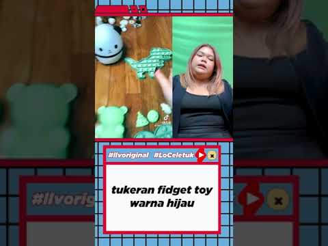 Pamer Koleksi Fidgetku Warna Ijo Semua | LuLu Clips #dubbingngakak