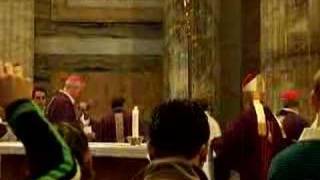 Mass Entrance In St. Pauls, Rome.