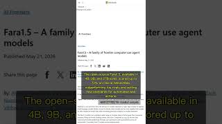 🧐👉 Microsoft Fara1.5 Outsmarts OpenAI and Google in Browser AI Race #QixNewsAI