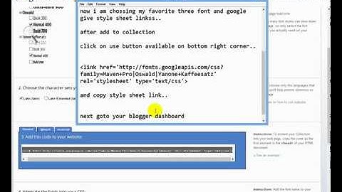 How To Add Custom Fonts In Blogger