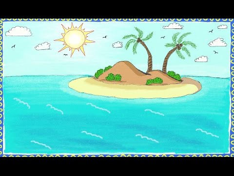 Desert Island Drawing Cartoon Stock Photos - Free & Royalty-Free Stock  Photos from Dreamstime