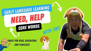 Help Me! (Part 2: Dog) | Learn Core Words: Help, Me, Hear, Good | AAC & Speech Therapy for Kids