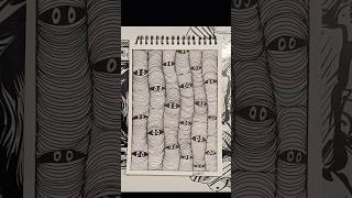 Zentangle doodle art pattern ✨✨ #doodleart #zentanglelegend #doodletutorial #zenpatterns #zentangle