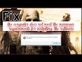 Dying light fix minimum requirements and all error windows 7/8/10