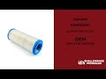 KAWASAKI 110137020 ELEMENTAIR FILTER OEM part