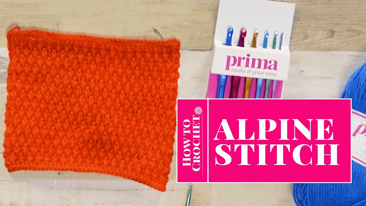 Ultimate Alpine Stitch Crochet Tutorial, Stitch Chart, and Video - You  Should Craft