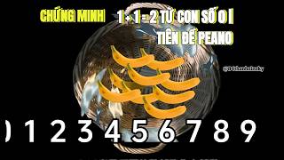 Chứng Minh 1 + 1 = 2 Từ Con Số 0  Tiên Đề Peano \u0026