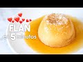 FLAN de COCO en MICROONDAS 🍮🥥 | ¡en 5 minutos!