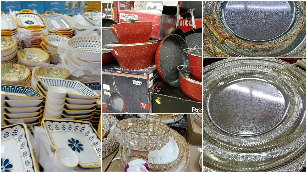 أحسن مكاين فالجودة والثمن في الاواني المنزلية ديكورات شي حاجة رائعة عند أكبر محل أزاهوم (Aza Home)