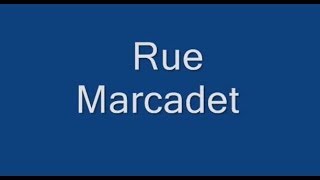Rue Marcadet Paris Arrondissement  18e