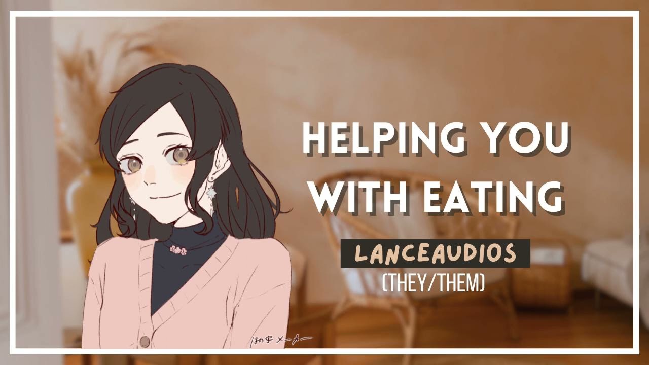 ASMR | Helping you with eating | [F4A] [NB4A] [food] [eat together] [comfort] [read pinned comment]
