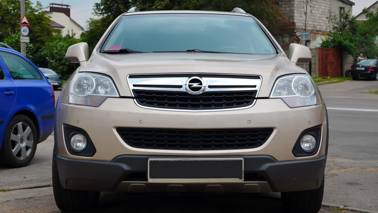 Замена аккумулятора Опель Антара/Opel Antara 2.2 D - YouTube