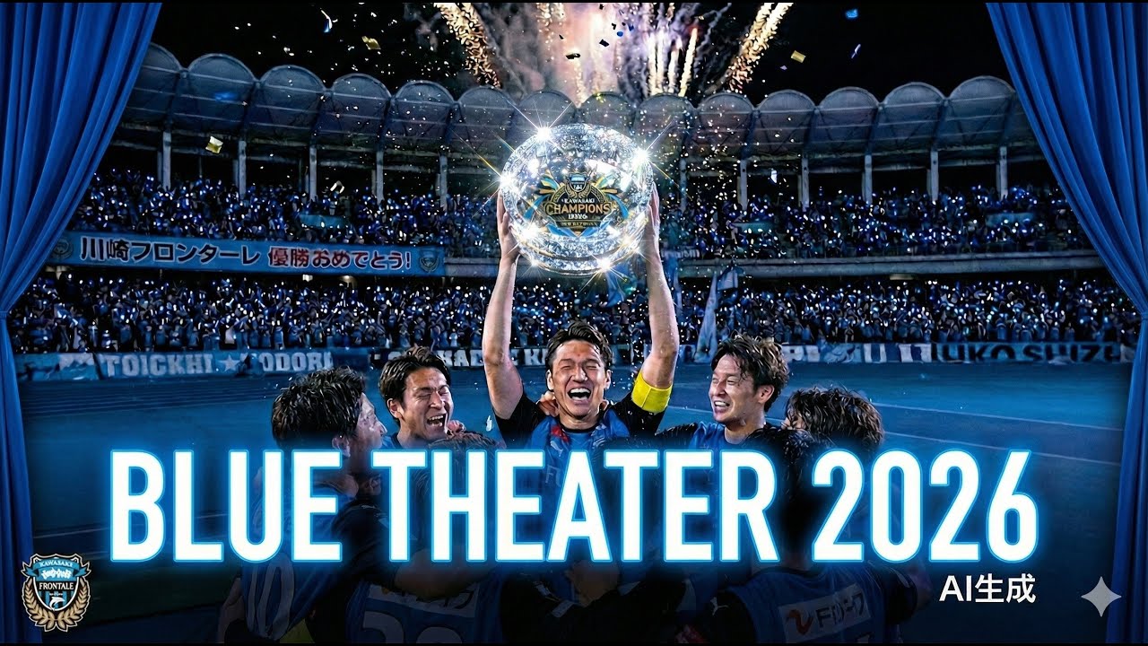 王座奪還へ、青く染まれ。J1百年構想リーグ応援ソング「BLUE THEATER 2026」