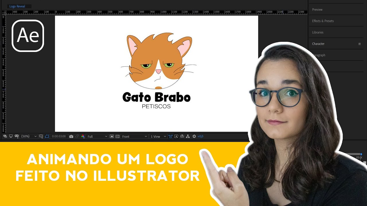 Como animar um logo no Adobe After Effects ll Tutorial - 339 - YouTube