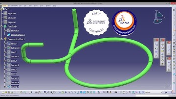 How to create a Safety Spring model using Generative Shape Design and CATIA Part Design 101