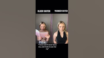#pov your sister steals your diary and see’s what you wrote about her #siblings #sisters