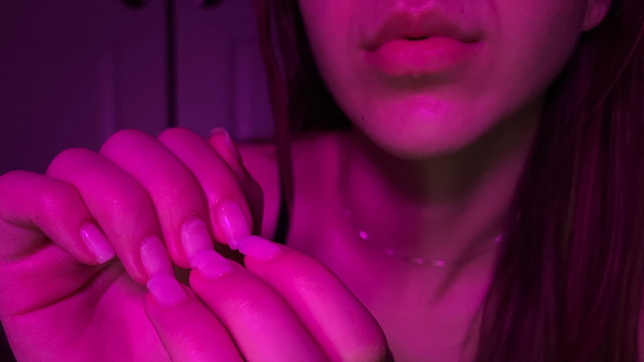 [No Talking] Mouth sounds + nail tapping 😴 