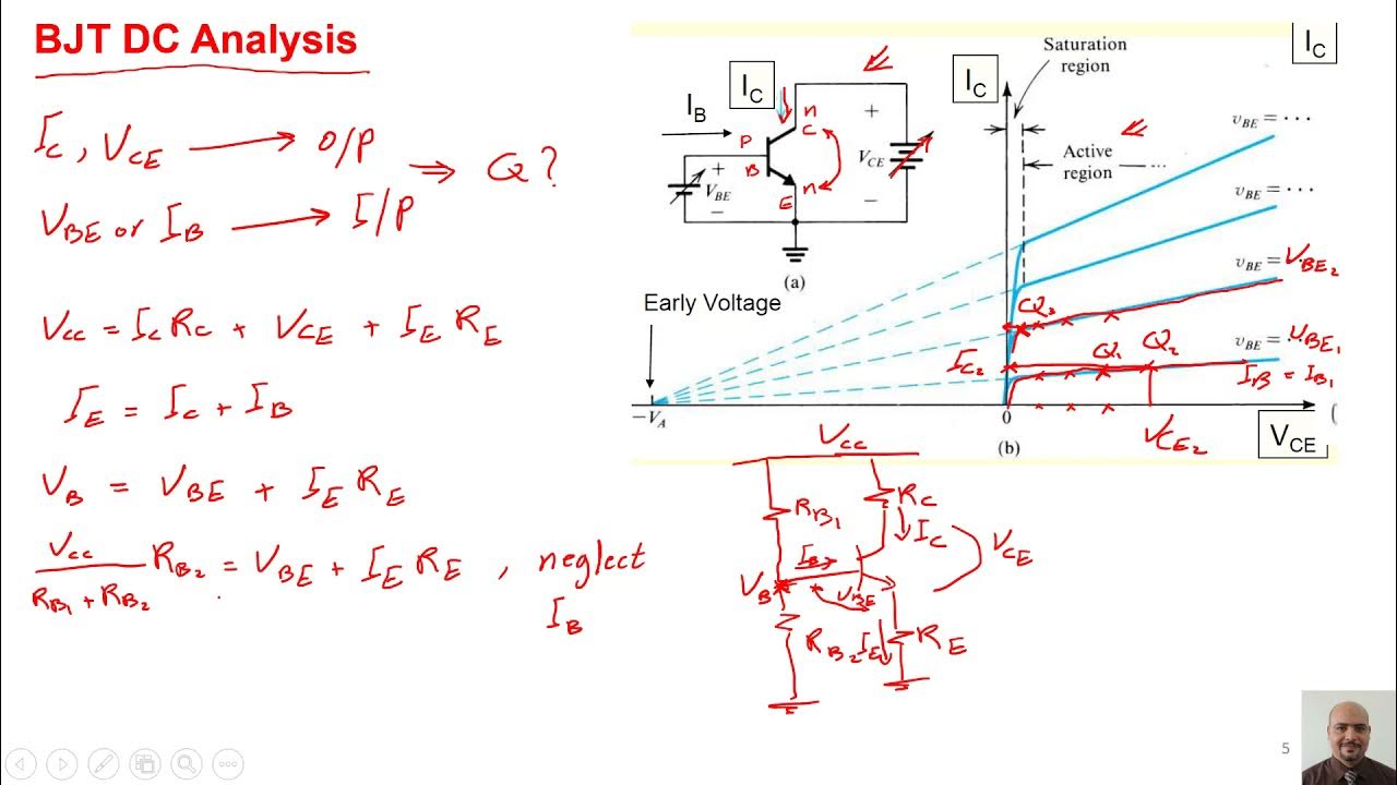 BJT DC Analysis Part 1 YouTube