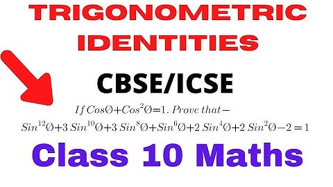 Trigonometric Identities|Trigonometry|Class 10 Maths|CBSE-ICSE Maths|RD Sharma Book|Rajesh Tutorials