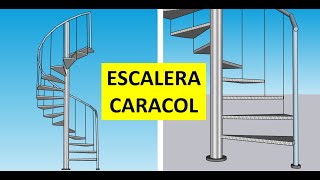 ✅ COMO DISEÑAR UNA ESCALERA CARACOL   CASO REAL