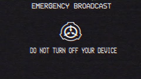 Emergency Broadcast, SCP-096 Breach | 1995