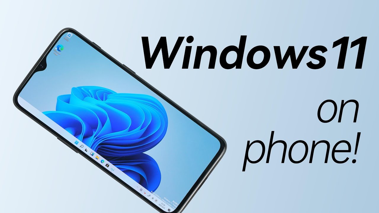 Run Windows 11 on phone! And play PC games?!!!