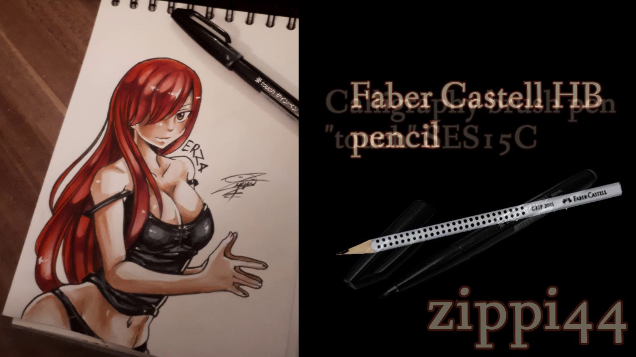 Fairy Tail |  Erza Scarlet- HOW I DRAW -SpeedDrawing