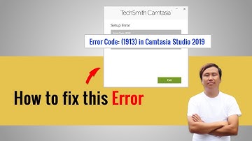 How to fix Camtasia 9 Error 1913 I Error 1913 I How to fix setup error code 1913 in Camtasia 2019