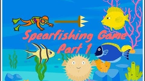 Scratch Tutorial | Spearfishing Game Part 1 | How to make a fishing game on scratch
