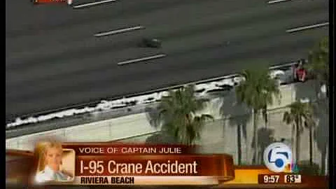 Truck accident blocks traffic on I-95