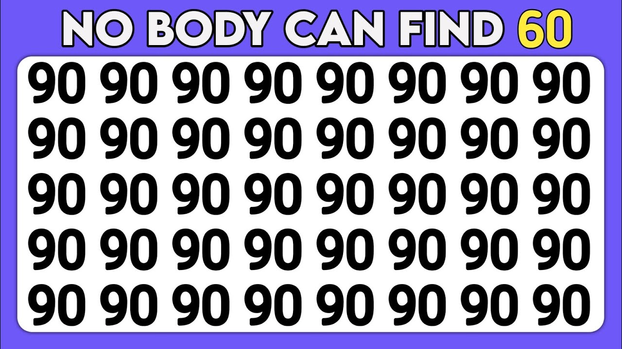 Find the Odd One Out | Find the Odd Number and Letter Edition | Easy ...