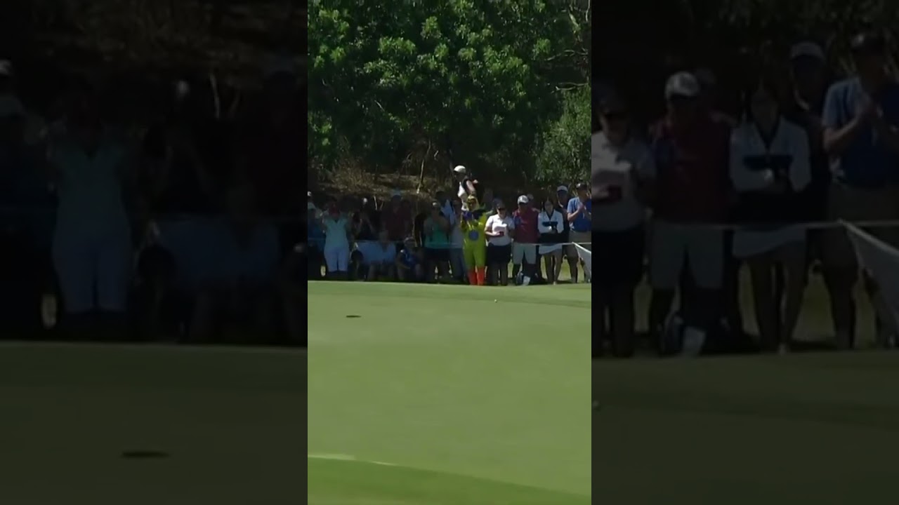 Rose Zhang really is her 💪She carded this eagle on Saturday at the 2023 Solheim Cup #LPGALookback