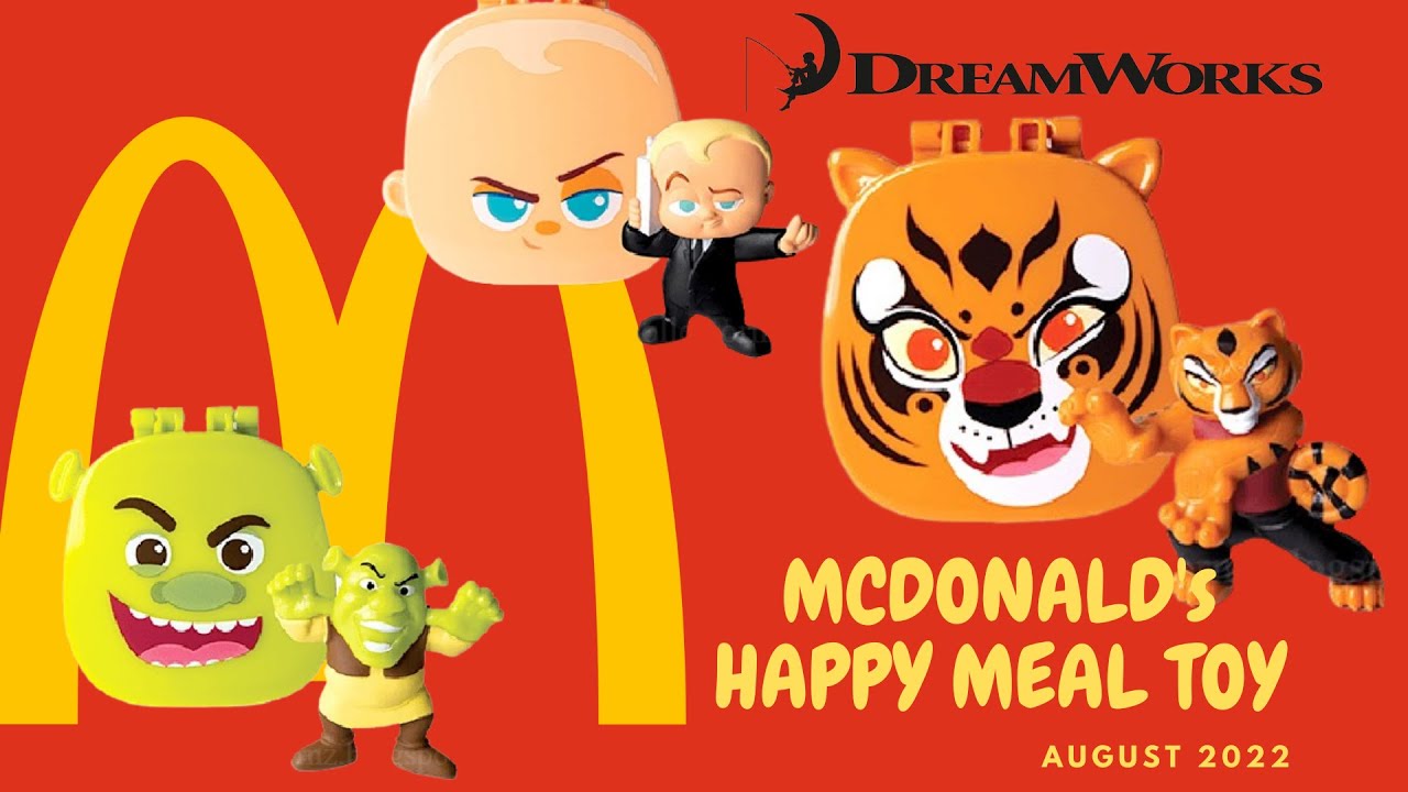 McDonald's Happy Meal Toy August 2022 Dreamworks YouTube