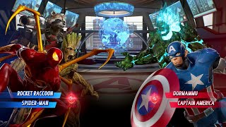 Rac & Spider-Man Vs Dormammu & Captain America 4K Uhd Gameplay Marvel Vs Capcom Infinite