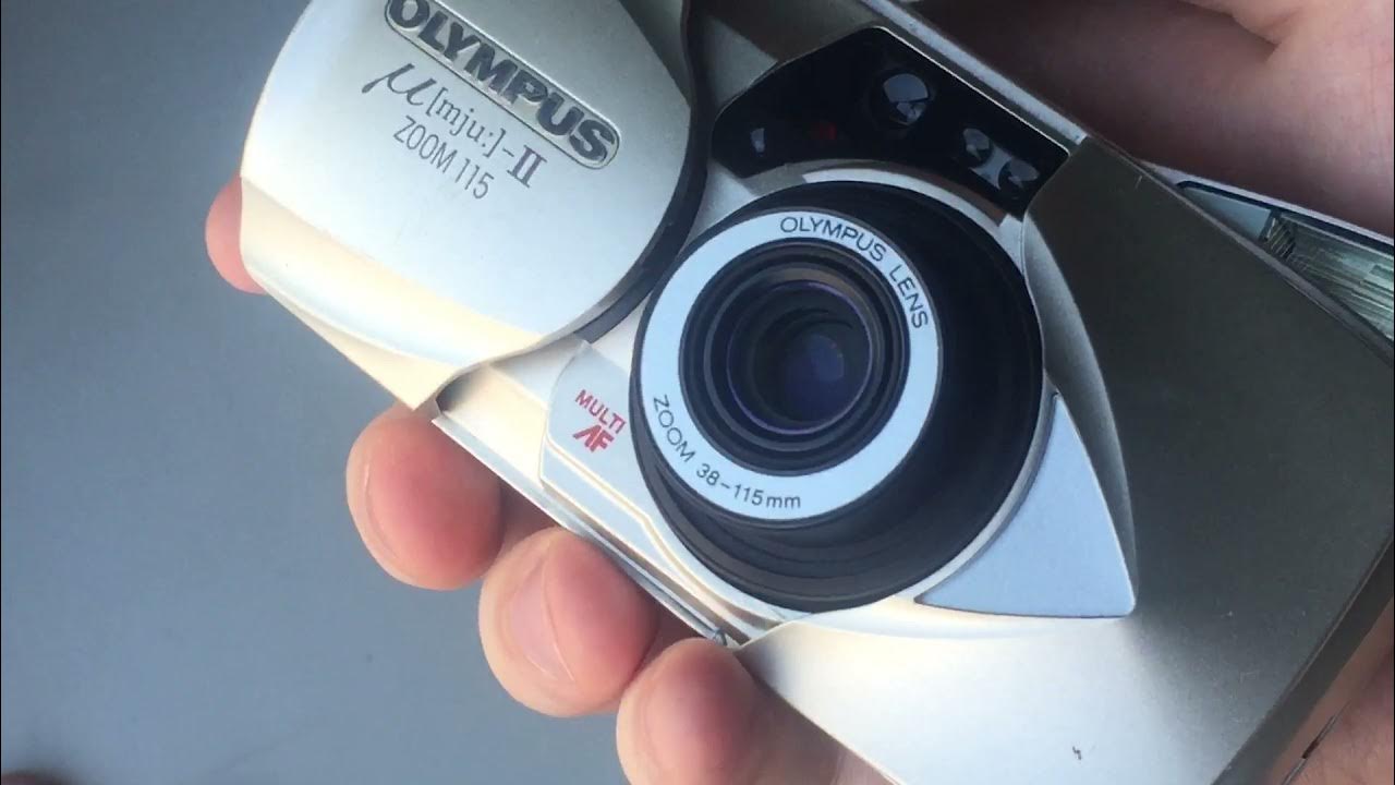 toezicht houden op vuurwerk Kietelen Olympus mju-II zoom 115 film camera - YouTube