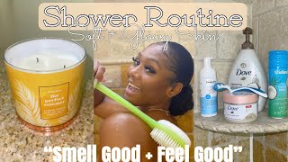 2021 SHOWER ROUTINE | SOFT + GLOWY SKIN ✨ | NONI KAE screenshot 1
