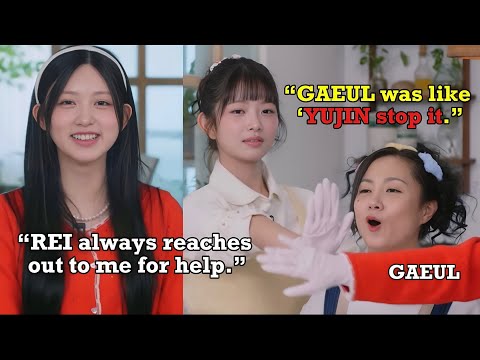 IVE REI asking GAEUL for help just to avoid YUJIN at all cost
