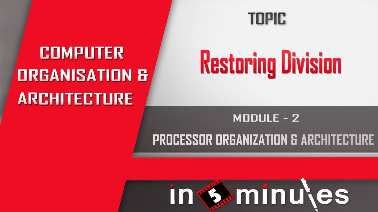 Module2_Vid_11_Processor Organization and Architecture_Restoring ...