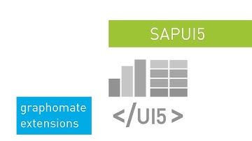 Tutorial - graphomate extensions for SAP UI5 (tables & charts)