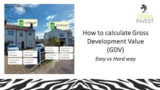 How to calculate Gross Development Value (GDV) of Land, Residential & Development - PropertyData